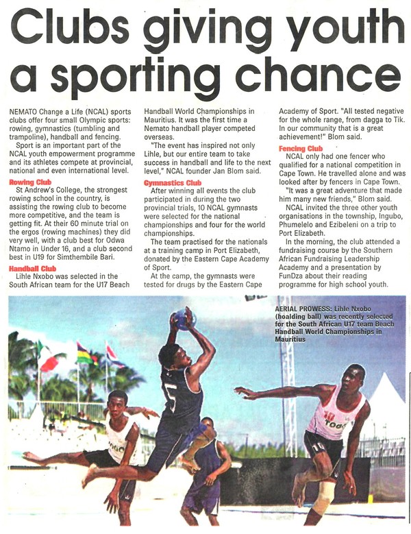 Clubs giving youth a sporting chance